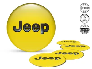 Jeep Design Adesivo Ruota Badge Silicone Personalizzato